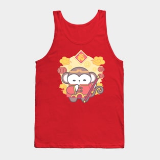 Playful Prosperity: Monkey Chinese Zodiac! Tank Top